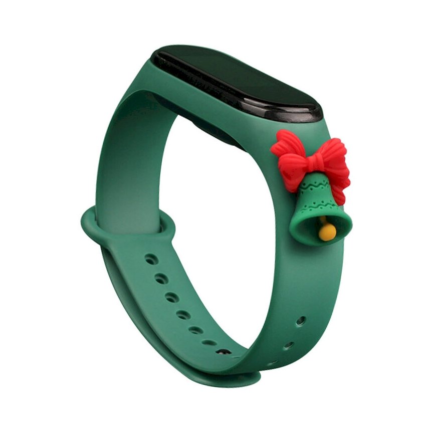 Fusion Xmas Bell for Xiaomi Mi Band 5 | Mi Band 6 green – 2