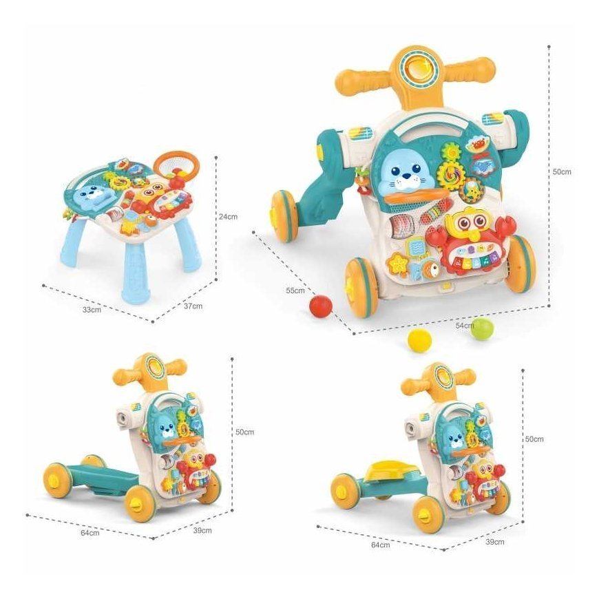 WOOPIE BABY sliding walker educational Ride On 4in1 – 4