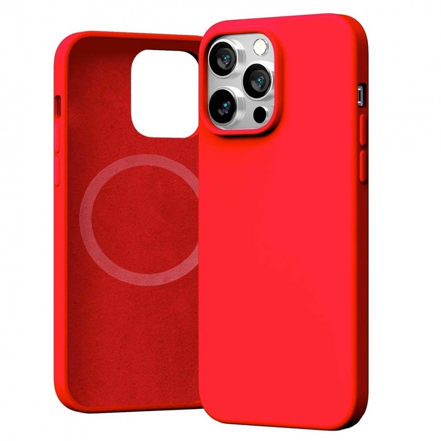 Mercury MagSafe Silicone iPhone 14 Pro Max 6,7" czerwony|red