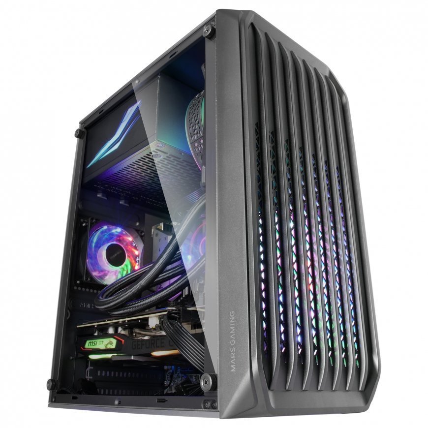 Mars Gaming MCS2 kompiuterio korpusas „Mini Tower“ Juoda – 4
