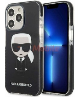 Karl Lagerfeld TPE Full Body Ikonik Case for iPhone 13 Pro Black