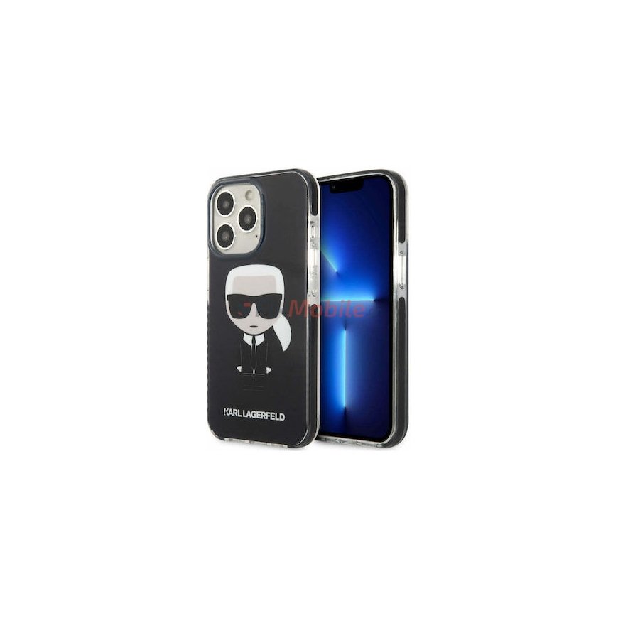 Karl Lagerfeld TPE Full Body Ikonik Case for iPhone 13 Pro Black