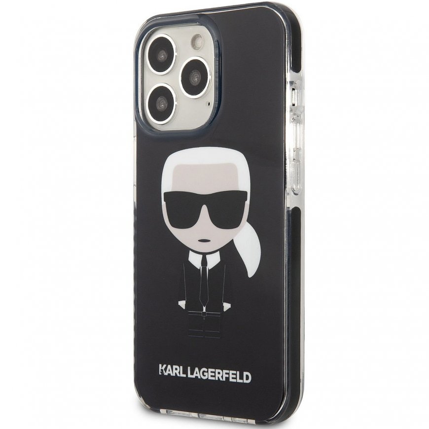 Karl Lagerfeld TPE Full Body Ikonik Case for iPhone 13 Pro Black – 2