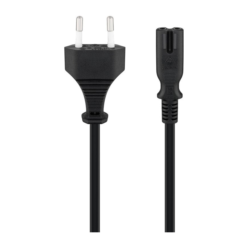 Goobay 50084 power cable Black 1.5 m CEE7/16 C7 coupler