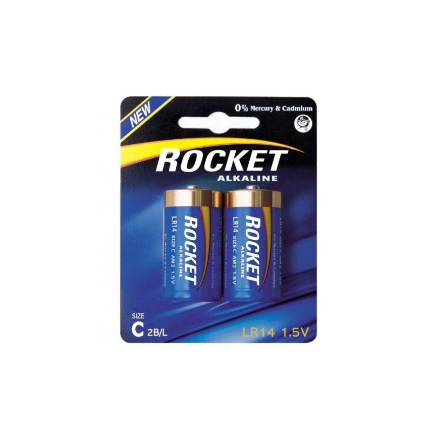 Rocket LR14-2BB (C) Blister Pack 2pcs