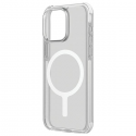 Uniq Combat iPhone 15 Pro Max 6.7" dėklas Magclick Įkraunamas baltas/blankiai baltas Uniq Combat iPhone 15 Pro Max 6.7" dėklas Magclick Įkraunamas baltas/blankiai baltas
