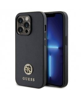 Guess GUHCP13LPS4DGPK iPhone 13 Pro 6.1" czarny|black hardcase S