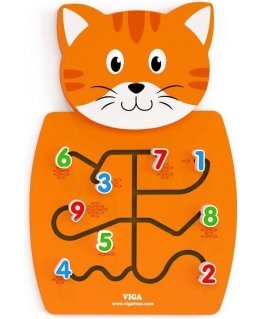 Viga Educational game wall "Cat"