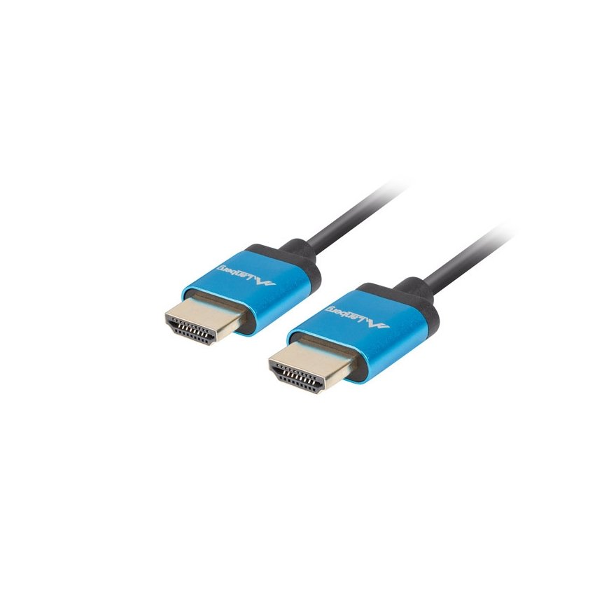 Lanberg CA-HDMI-22CU-0018-BK HDMI cable 1.8 m HDMI Type A (Standard) Black, Blue – 2