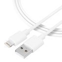 Tactical Smooth Thread Cable USB-A|Lightning 1m White Tactical Smooth Thread Cable USB-A|Lightning 1m White
