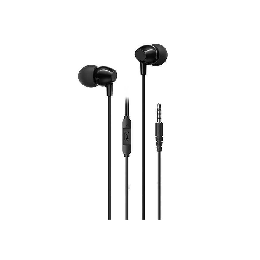 USAMS Słuchawki stereo EP-47 3.5mm czarny|black 1,2m HSEP4701 (U