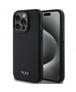 Tumi TUHMP15LRBAK iPhone 15 Pro 6.1" czarny|black hardcase Leath