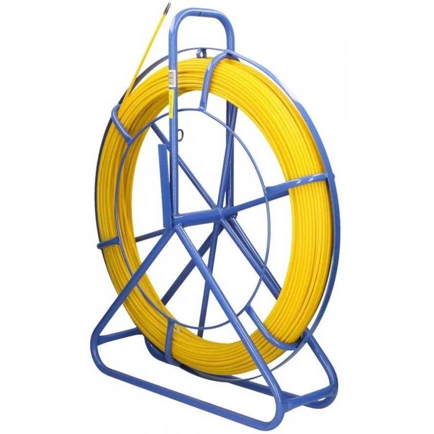 Extralink Pilot with fiberglass FRP for pulling cables, 4.5mm, 25m, yellow, without rings – 5