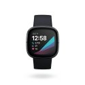 Fitbit Sense 4,01 cm (1.58") AMOLED 40 mm Digitaalinen Kosketusnäyttö Grafiitti Wi-Fi GPS (satelliit Fitbit Sense 4,01 cm (1.58") AMOLED 40 mm Digitaalinen Kosketusnäyttö Grafiitti Wi-Fi GPS (satelliit