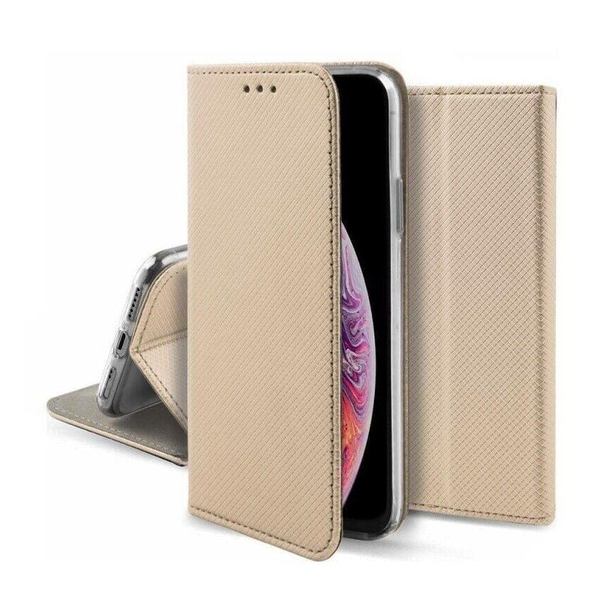 Etui Smart Magnet book Xiaomi Poco M5 złoty|gold