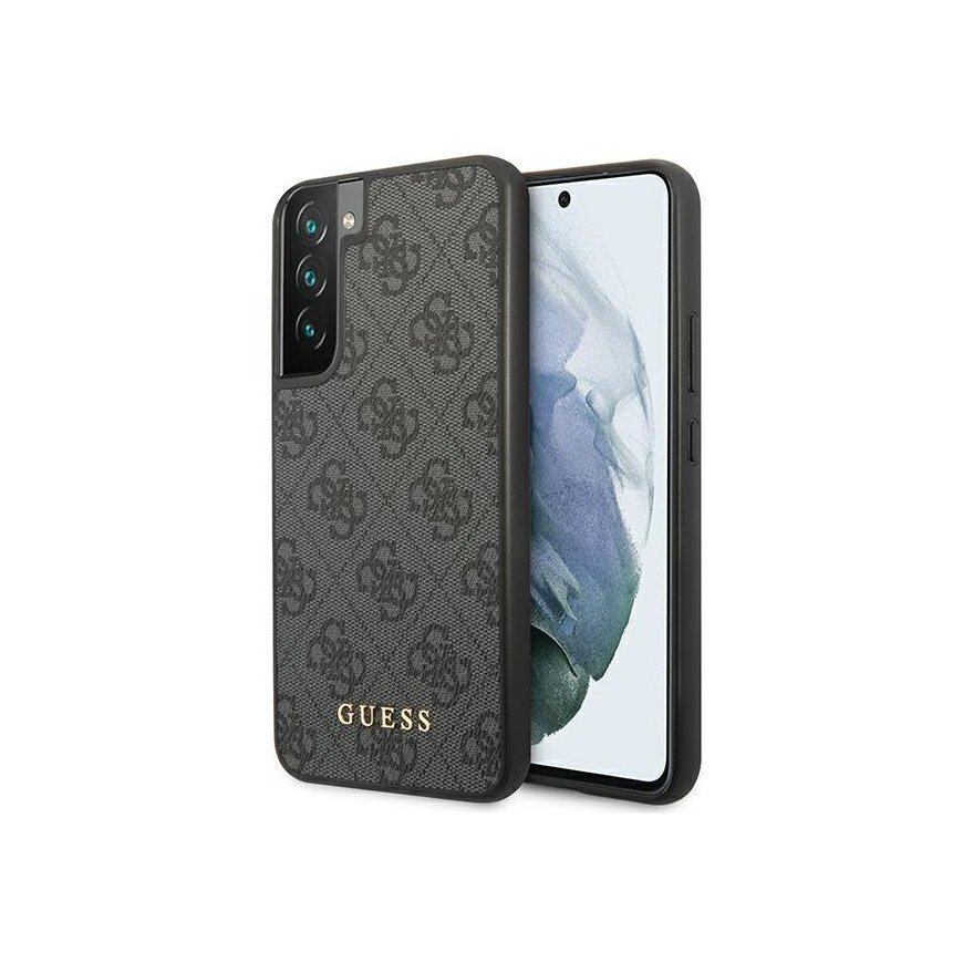 Guess GUHCS23SG4GFGR S23 S911 szary|grey hardcase 4G Metal Gold – 2