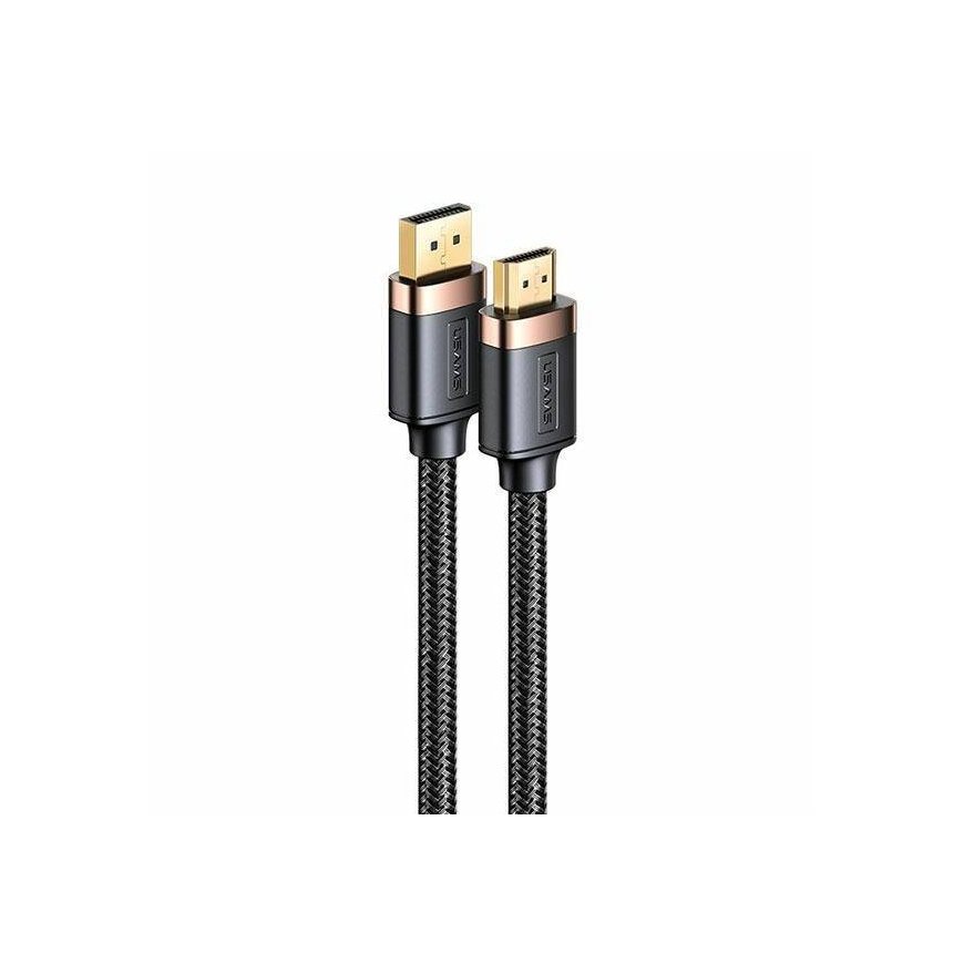 USAMS Kabel lightning Fast Charging 2,4A Lithe Series 1,2m czarn