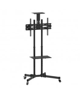 Techly ICA-TR16T reklaminio ekrano laikiklis 177,8 cm (70") Juoda