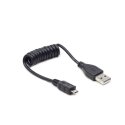 Gembird USB A - MicroUSB B, 0.6m USB-kaabel 0,6 m USB 2.0 Micro-USB B Must Gembird USB A - MicroUSB B, 0.6m USB-kaabel 0,6 m USB 2.0 Micro-USB B Must