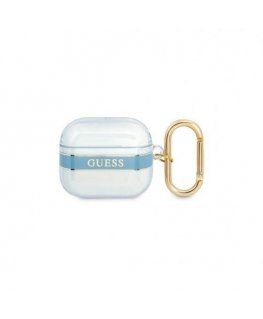 Guess case for AirPods 3 GUA3HHTSB blue Cord