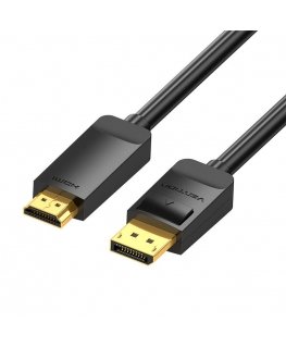 4K DisplayPort to HDMI Cable 2m Vention HAGBH (Black)