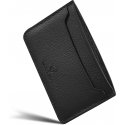 Woolnut Leather Card Holder, black