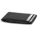 Woolnut Leather Card Holder, black