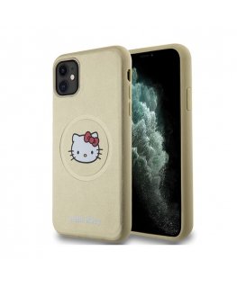 Hello Kitty HKHMN61PGHCKD iPhone 11 | Xr 6.1" złoty|gold hardcas