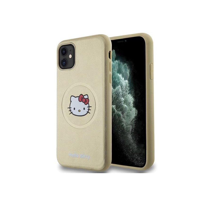 Hello Kitty HKHMN61PGHCKD iPhone 11 | Xr 6.1" złoty|gold hardcas – 2