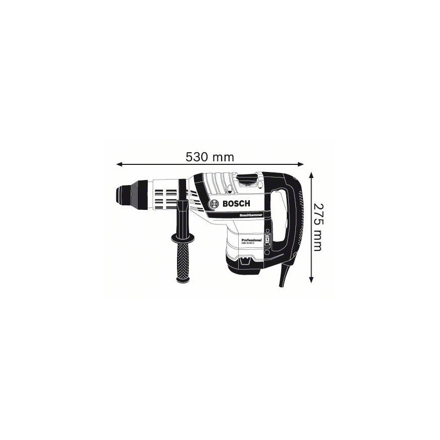 Bosch GBH 8-45 D Professional 1500 W 305 RPM SDS Max – 5