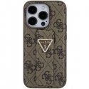 Guess GUHCP15SPGS4TDW iPhone 15 6.1" brązowy|brown hardcase Grip