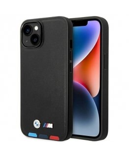Etui BMW BMHCP14M22PTDK iPhone 14 Plus 6,7" czarny|black Leather