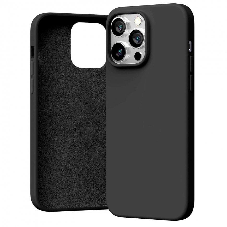 Mercury Silicone iPhone 14 Pro Max 6,7" czarny|black