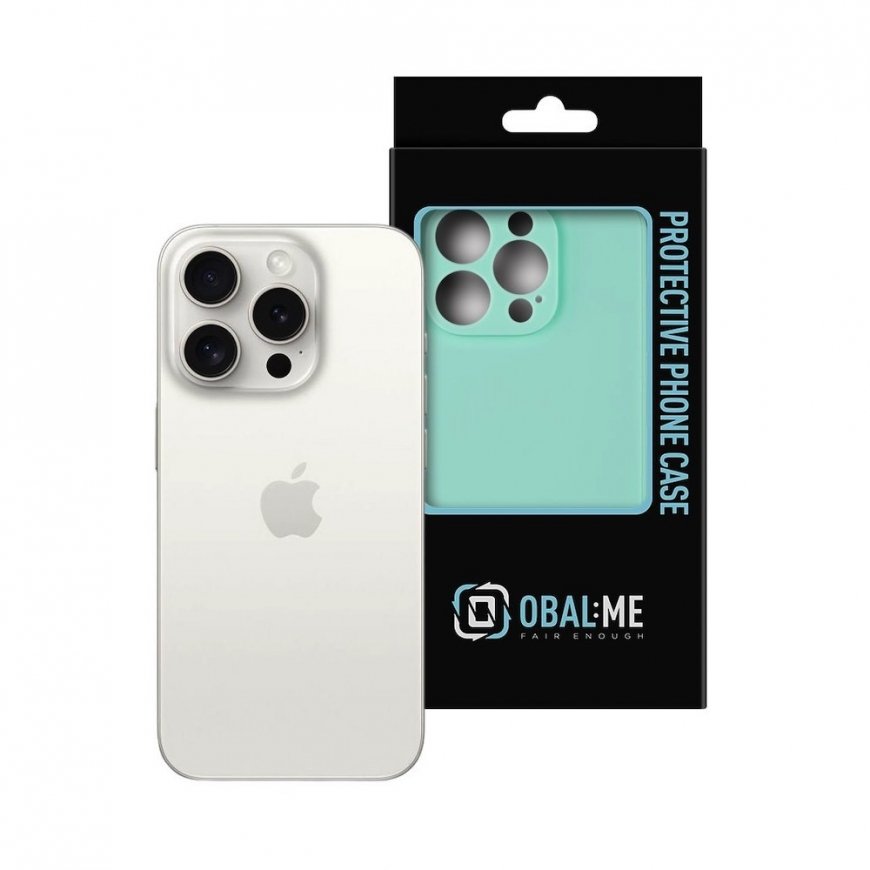OBAL:ME Matte TPU Case for Apple iPhone 15 Pro Turquoise