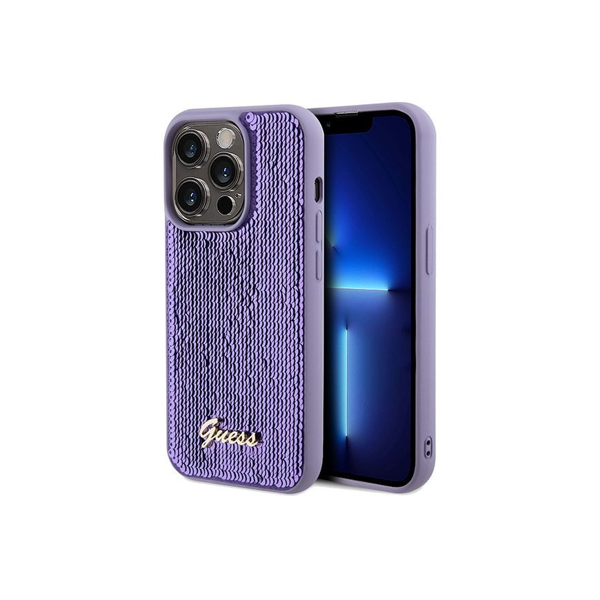 Guess GUHCP13LPSFDGSUiPhone 13 Pro | 13 6.1" fioletowy|purple h – 2