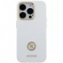 Guess GUHCP15SM4DGPH iPhone 15 6.1" biały|white hardcase Silicon