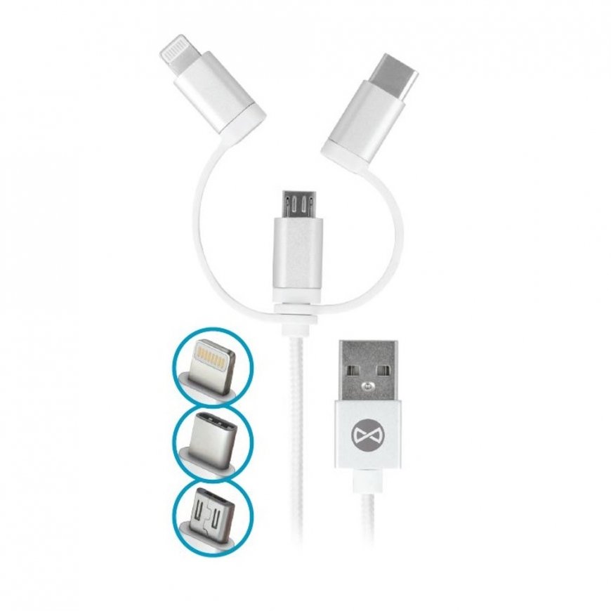 Forever 3in1 cable USB - Lightning