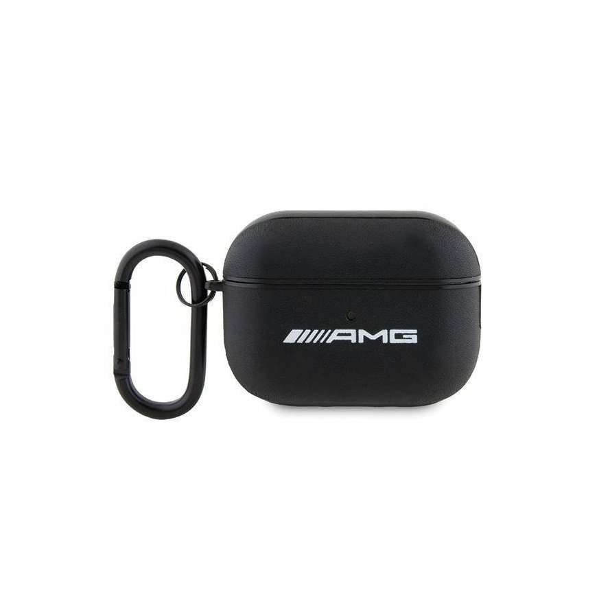 AMG AMAP2SLWK AirPods Pro 2 cover czarny|black Leather White Log