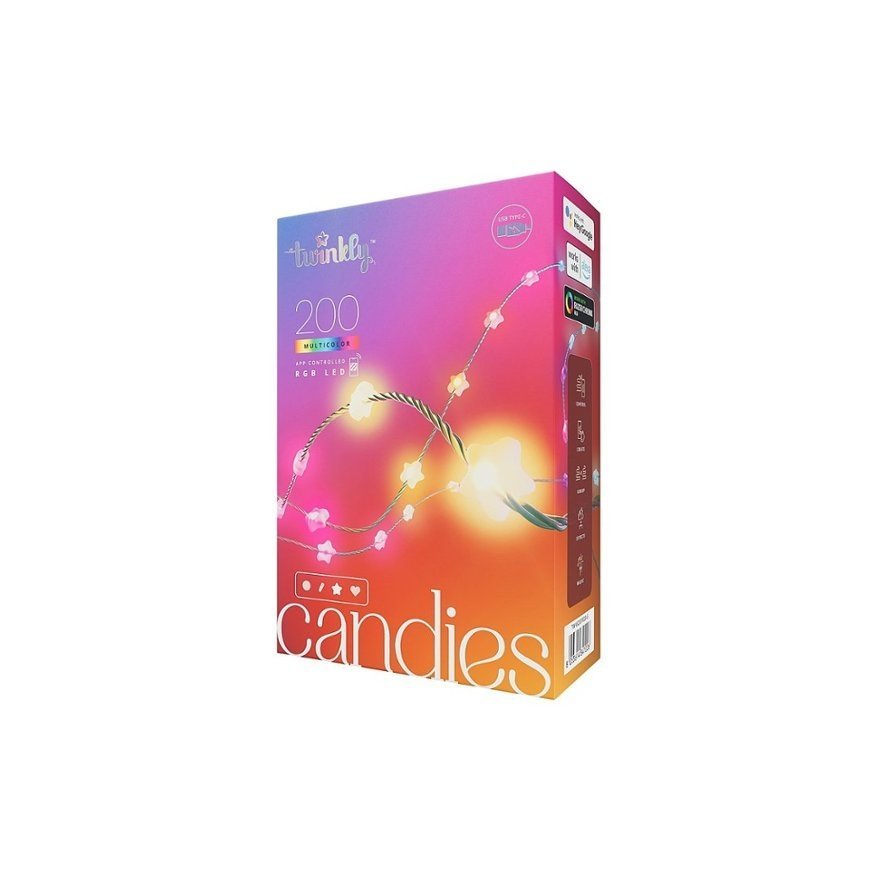 Twinkly Candies LED TWKS200RGB-G
