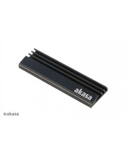 Akasa A-M2HS01-KT02 Datora dzesēšanas sistēma Bezkontakta piedziņa Siltuma aizvadītājs / radiators Melns 1, 2