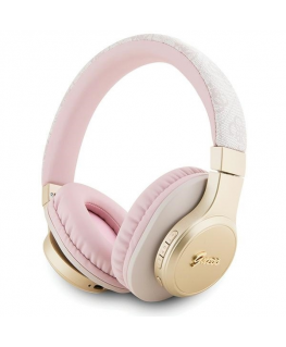 Original Bluetooth Headphones GUESS 4G Script GUBH604GEMP pink