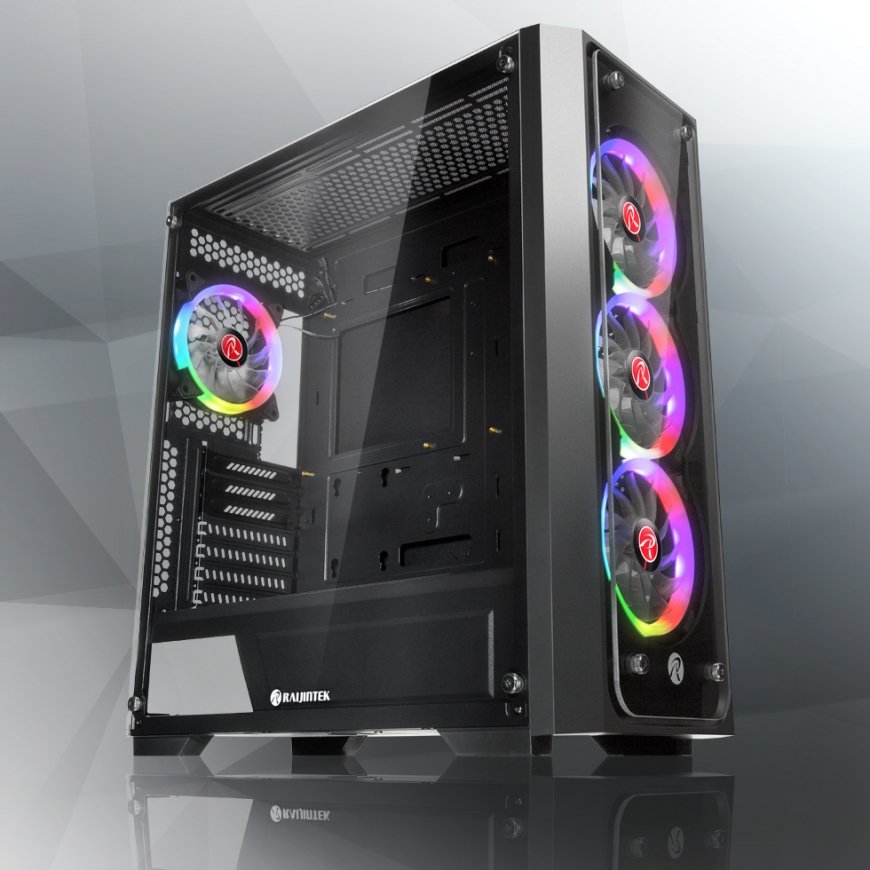 RAIJINTEK PONOS TG4 Desktopas Juoda