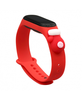 Fusion Xmas Glove for Xiaomi Mi Band 3 | 4 red