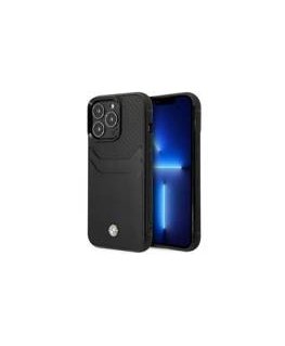 Etui BMW BMHCP14L22RSEPK iPhone 14 Pro 6,1" czarny|black Leather