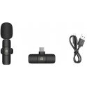 Belaidis mikrofonas Puluz PU3151B Lavalier Type C Belaidis mikrofonas Puluz PU3151B Lavalier Type C
