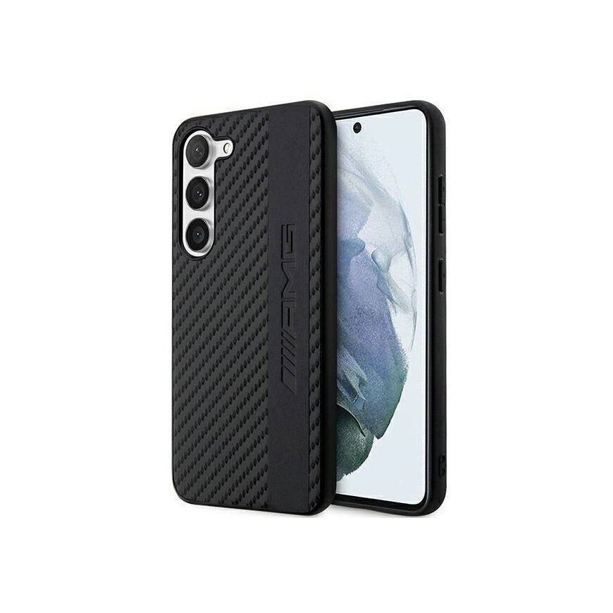AMG AMHCS23MBLSCA S23+ S916 czarny|black hardcase Carbon Stripe& – 2