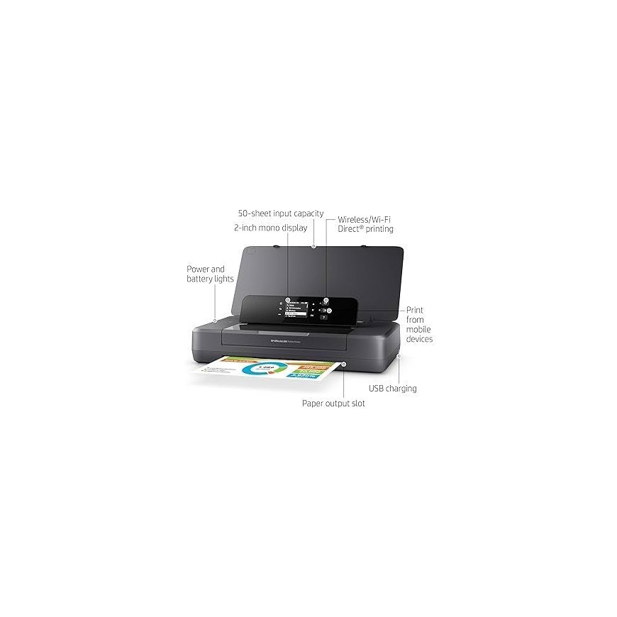 T HP Officejet 200 mobiilne tindiprinter A4/USB/WLAN – 2