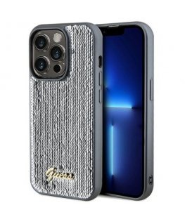 Guess GUHCP14XPSFDGSS iPhone 14 Pro Max 6.7" srebrny|silver hard