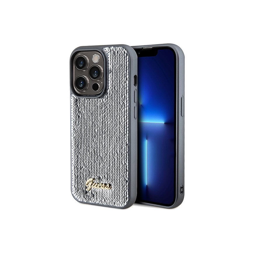 Guess GUHCP14XPSFDGSS iPhone 14 Pro Max 6.7" srebrny|silver hard – 2
