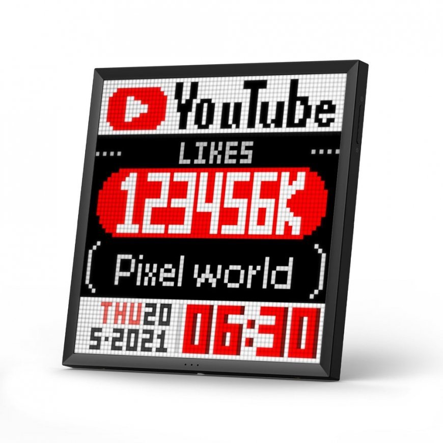 Divoom Pixoo64 digitaalne pildiraam Must WiFi – 2